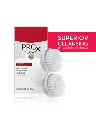 Olay ProX Advanced Facial Cleansing System Replacement Brush Heads - 2 Pack - Buy Online on GoSupps.com