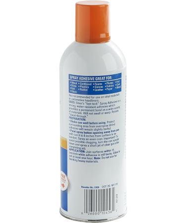 Elmer's Spray Adhesive, Extra Strength, 10 Ounces (Packaging may vary) Extra Strength Standard Packaging - Buy Online on GoSupps.com