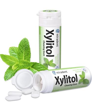 Miradent Xylitol Spearmint Display 12 Cans of 30 - Buy Online on GoSupps.com