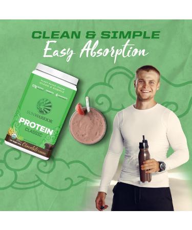  Sunwarrior Sunwarrior - Classic Raw Organic Plant-Based Vegan Rice Protein Powder Chocolate 750g - Buy Online on GoSupps.com