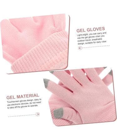 Didiseaon 1 Pair Gel Pink Gloves Moisturizing Gloves Hand Protection Overnight Spa Gloves Hand Lotion Gloves Hand Moisturizer Gloves Hand Caring Gloves Ordinary Cotton Essential Oil 21x14cm Pink - Buy Online on GoSupps.com