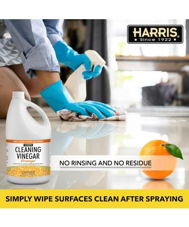 HARRIS Cleaning Vinegar - All Purpose Household Surface Cleaner (128oz Orange) for Effective International Cleaning Solutions - Buy Online on GoSupps.com