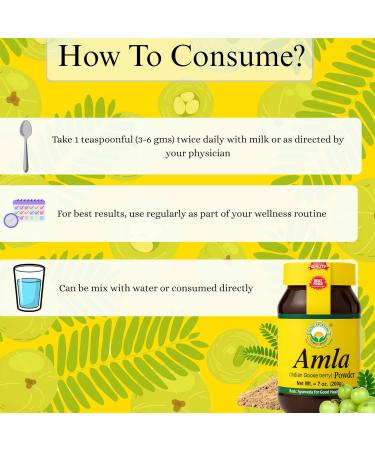 BASIC AYURVEDA Amla Powder | 7.05 Oz (200g) | 100% Raw & Natural Indian Gooseberry (Amalaki) for Hair Skin & Immunity | No Additives | Ideal for Smoothies DIY Masks Herbal Use & Wellness - Buy Online on GoSupps.com