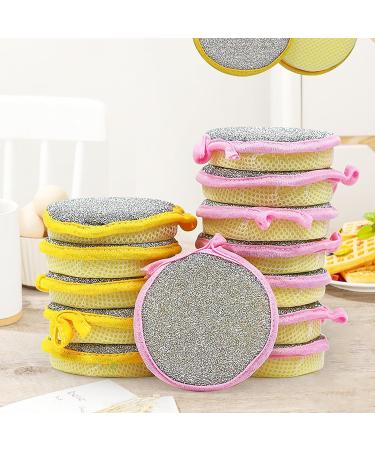 Shakven Dish Sponges Kitchen | Soft Double Sided High Elastic Dish Sponge | Efficient Cleaning Kitchen Sponges Cleaning Cloths Hangable Dishcloths for Tableware Utensils - Buy Online on GoSupps.com