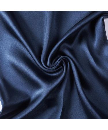 Desmend 19 Momme Silk Sleep Cap for Long Hair - XL-XXL Dark Blue | Protect Hair While Sleeping - Buy Online on GoSupps.com