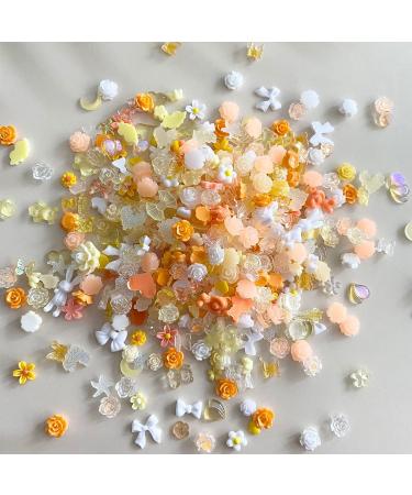 3D Colorful Camellia Nail Art Charms - Wedding Butterfly Design - Buy Online on GoSupps.com