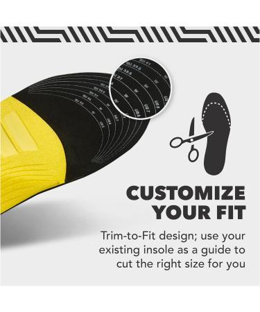 Buy Spenco Sport Cushion Insole - Trim to Fit for Men s 7-13 & Women s 5-11 - Green/Yellow/Black - International Shipping Available - Buy Online on GoSupps.com