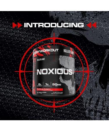 Noxious Extreme Nitric Oxide Booster | Pre-Workout Powder for Endurance & Muscle Building | 30 Servings (America Pop) - International Shipping Available - Buy Online on GoSupps.com