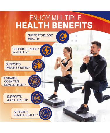 NEVISS Vitamin D3 5000IU + K2 (MK-7) 120mcg Sugar-Free Vegan Iron Gummies Supplement with Vitamin C B12 Folate & Turmeric - Energy & Immune Health - Buy Online on GoSupps.com