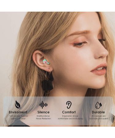 Beszeith Noise Reduction Ear Plugs - 4 Pairs for Sleeping, Concerts, Travel - Soft, Reusable Silicone - High Decibel Sound Blocking and Hearing Protection - Buy Online on GoSupps.com