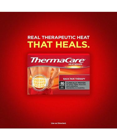 ThermaCare Portable Heating Pad for Lower Back and Hip Pain Relief - L/XL Heat Wraps, 5 Count - Buy Online on GoSupps.com