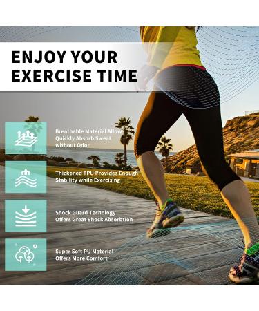 Memory Foam Running Insoles for Men - Plantar Fasciitis Support & Shock Absorption - Buy Online on GoSupps.com