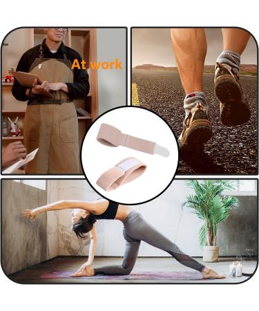 10-Piece Hammer Toe Corrector Kit | Toe Separator & Bandages for Crooked Broken Toes | International Shipping Available - Buy Online on GoSupps.com