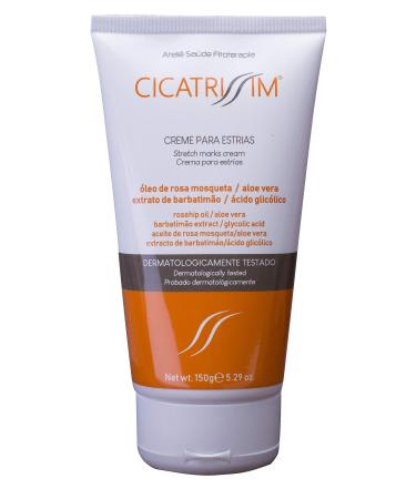 Cicatrissim Stretch Marks Cream - Innovative Formula With Pure and Powerful Natural Ingredients From Brazilian Flora. Dermatologically Tested, Noticeable Results in 4 weeks. Fade Stretch Marks Now