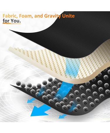 Weighted Sleep Eye Mask - 3D Contoured Full Blackout Blindfold for Men & Women | Adjustable Pressure Relief Light Blocking Night Shade for Travel & Yoga - Buy Online on GoSupps.com