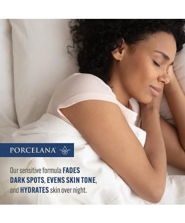 Porcelana Nighttime Cream 3 oz - Fades Dark Spots, Acne Scarring, Melasma & Discoloration - Evens Facial Tone - Extreme Moisturizer with Vitamins & Antioxidants - Buy Online on GoSupps.com