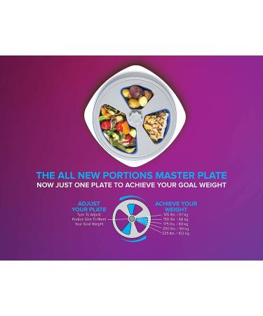 Portions Master All in One Plate - Diet Weight Loss Aid for Food Management and Servings Control - Buy Online on GoSupps.com