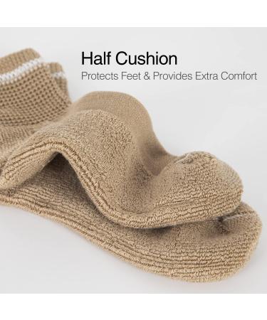 MD FootThera 6 Pairs Non-Binding Heated Thermal Diabetic Socks | Loose Fit Cushion Sole | Circulatory Ankle Socks | White 13-15 - Buy Online on GoSupps.com