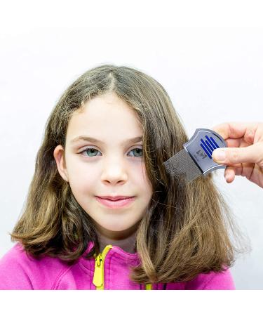 Trendy Lice Comb Pack of 3 for Head Lice, Dandruff, Eggs & Nits Treatment - Fine Metal & Double Sided Plastic - Ideal for Thick Hair - Buy Online on GoSupps.com