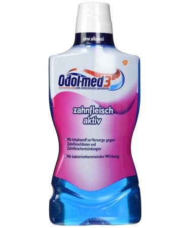 Odol-med 3 gums active antibacterial mouthwash 500 ml