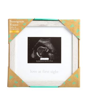Kate & Milo Rustic Sonogram Picture Frame - Gender-Neutral Nursery Dcor - Mothers Day Keepsake Gift - Buy Online on GoSupps.com