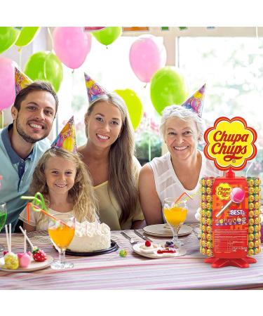  Italian Gourmet E.R. Chupa Chups Lollipop Wheel Lollipop Lollipops with Different Flavours and Italian Gourmet Polpa 400 g (Pack of 200) - Buy Online on GoSupps.com