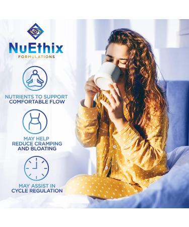 NuEthix Menstrual Eaze Dietary Supplement - Hormone Symptom Relief - 30 Servings - Buy Online on GoSupps.com