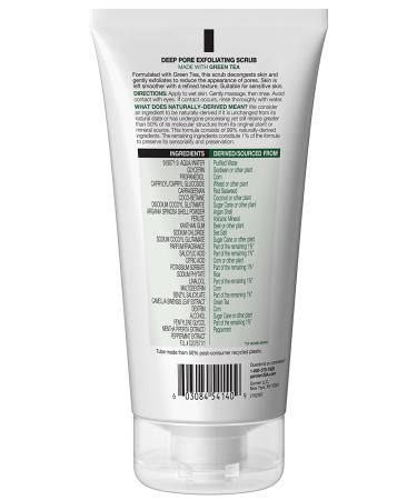 Garnier SkinActive Deep Pore Exfoliating Scrub with Green Tea - 5 fl oz | Clear & Refresh Skin - Buy Online on GoSupps.com
