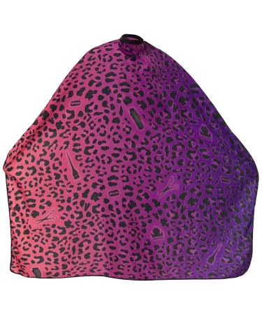 King Midas Empire Unisex Hair Stylist Cape - Waterproof Adjustable Cutting Cape in Purple/Pink - Perfect for Professionals & Home Use - Buy Online on GoSupps.com