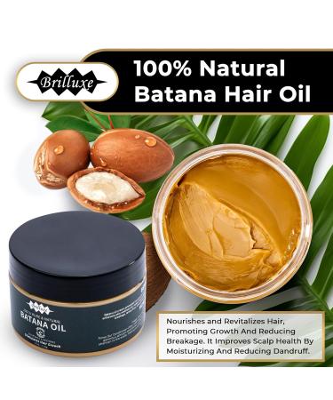 Dr. Sebi Batana Oil for Hair Growth (4oz) - Organic & Unrefined Hair Growth Oil from Honduras for Men & Women Promotes Thickness Prevents Hair Loss Conditions Naturally - Buy Online on GoSupps.com