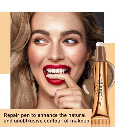 Vesaneae Contouring Stick Beauty Wand Contouring Face Blush Liquid Stick Contouring Makeup Bronzer Stick Liquid Glitter Face Highlighter Stick With Cushion Applicator Highlighter - Buy Online on GoSupps.com