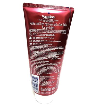 Vaseline Gluta-Hya Pro-Age Restore Serum Burst Body Lotion - Intensive Rejuvenation & Hydration with Collagen & Hyaluronic Acid - 300ml - Buy Online on GoSupps.com