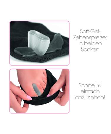 GoBunion Socks with Integrated Toe Separator | Hallux Valgus Stockings Size 39-42 | International Shipping Available - Buy Online on GoSupps.com