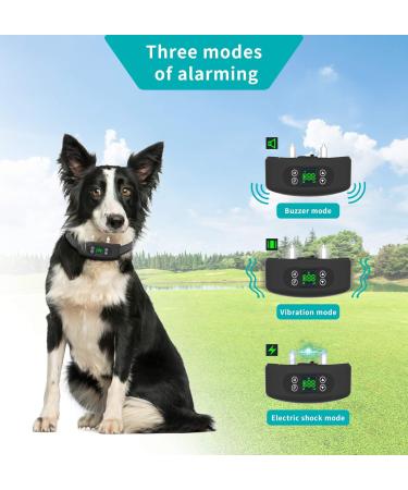 GPS Electric Dog Fence In-ground/Aboveground Pet Containment System IP66 Waterproof&Rechargeable Collar Shock&Tone Correction Distance Adjustment Max 1000M (White) - Buy Online on GoSupps.com