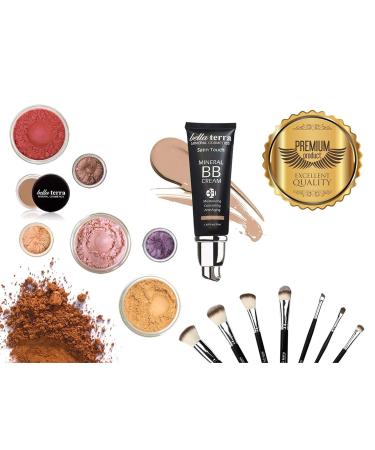 Bellaterra Cosmetics Mineral Exfoliating Gel Gentle Vegan Facial Exfoliator for Soft Glowing Skin Paraben-Free Non-Abrasive Formula with Natural Minerals 50ml Suitable for All Skin Type - Buy Online on GoSupps.com