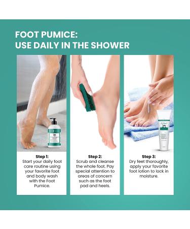 5 Piece Professional Pedicure Set for Softening and Removing Callused Skin Naturally - Includes Surgical Steel Tools and Tea Tree Epsom Salt Foot Soak - Buy Online on GoSupps.com