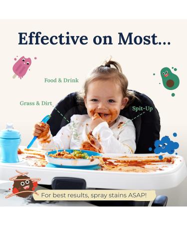 Miss Mouth's Messy Eater Stain Treater Spray - 16oz Food & Grease Remover for Babies - No Dry Cleaning Needed - Essential Stain Remover for Newborns & Kids - Buy Online on GoSupps.com
