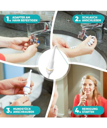 Silodent Oral Shower - Sustainable Tap-Activated Tooth Cleaner for Braces & Travel | Eco-Friendly Wireless Solution for a Healthier Smile - Buy Online on GoSupps.com
