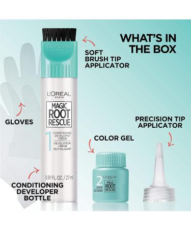 Root Rescue Medium Ash Brown 5A 2PK - 2 Count pack - Fast & Easy Home Hair Color Solution - Buy Online on GoSupps.com