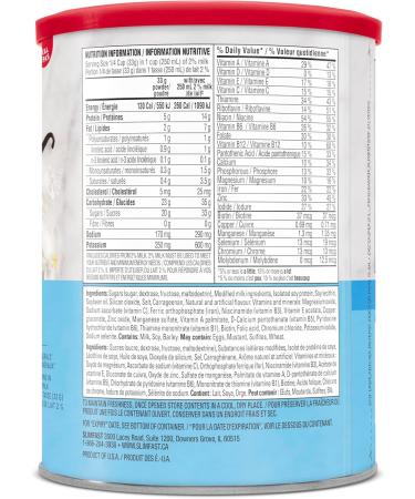 Slim-Fast Original Meal Replacement or Weight Loss Shake Mix Powder - 14g of Protein 23 Vitamins and Minerals Great Taste - 1.2KG - French Vanilla Flavour - Buy Online on GoSupps.com