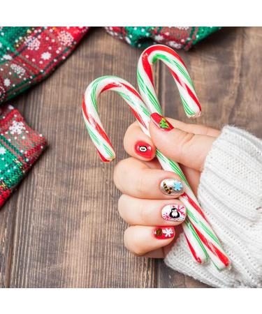 Christmas Glitter Nail Sequins - 4 Boxes of 3D Santa Snowflake & Elk Decals for DIY Craft & Acrylic Nail Decorations - Buy Online on GoSupps.com