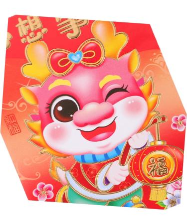 ABOOFAN 60pcs New Year Red Envelopes Money Gift Cash Packets Wedding Red Envelopes 2024 Dragon Year Red Packet Red Money Bag Li Xi Red Gifts Dragon Year Envelope Card Personality Paper - Buy Online on GoSupps.com