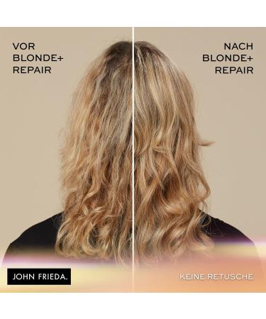 John Frieda Blonde+ Repair System Shampoo Bond Building Contents: 250 ml For hair damaged by lightening With Bond Building Plex - Buy Online on GoSupps.com