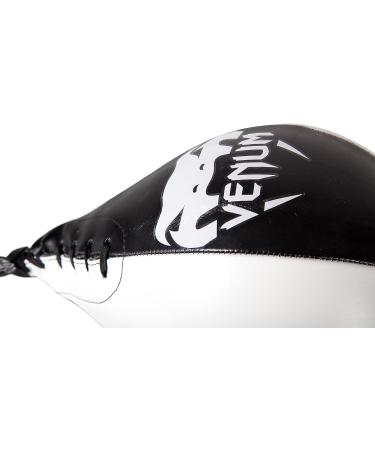 Venum Skintex Leather Speed Bag Medium - Black/Ice | Premium Quality - Buy Online on GoSupps.com