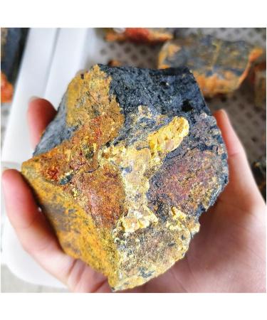 Natural Crystal Rough Natural Arsenic Disulfide Rough Stones Realgar Ore Specimen Bulk Red Orpiment Geological Rock Study Collecting Decoration (Size : 300-500g) - Buy Online on GoSupps.com