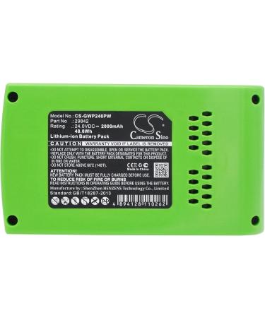 Replacement Battery for Alpina BLA 24 Li C 24 Li H 24 Li MT 24 Li - 2000mAh 24.0V Part No: 270401020 - International Shipping Available - Buy Online on GoSupps.com