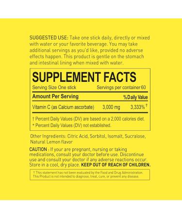 NANOWELL Buffered Vitamin C 3000mg Powder Sticks Business Pack | 12 Boxes 180 Sticks | Flavorless Non-GMO Easy Mix for Daily Wellness - Buy Online on GoSupps.com