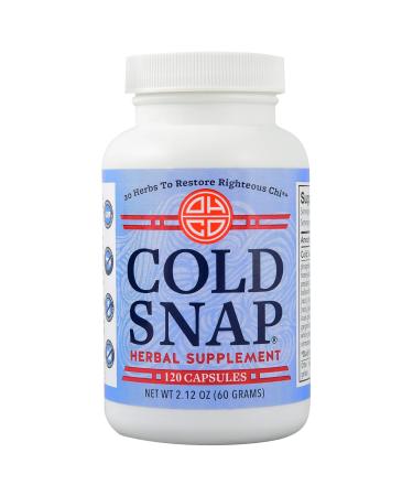 OHCO Cold Snap - Chinese Herbal Supplement for Deep-Level Immune Support - Immune System Booster with 20 Natural Ingredients Including Ginseng & Ginger - Fast Acting for Sudden Issues - 120 Capsules