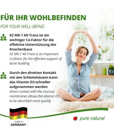  MoriVeda Vegan Vitamin D3 + K2 Drops - 1700 Drops - 1000 IU Vegan D3 + 20 g Vegan K2 MK7 per drop - Bottle of - Buy Online on GoSupps.com