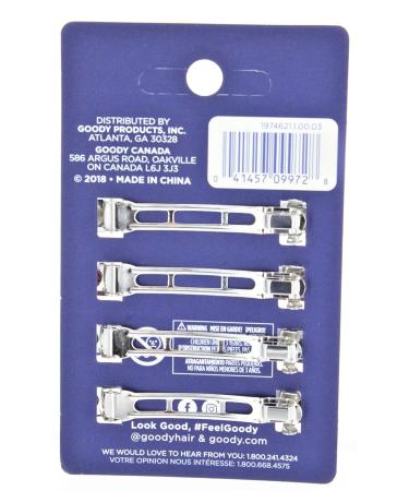 Goody CL Barr Auto Dark Romance Small Hair Clips - 4 Count - Buy Online on GoSupps.com